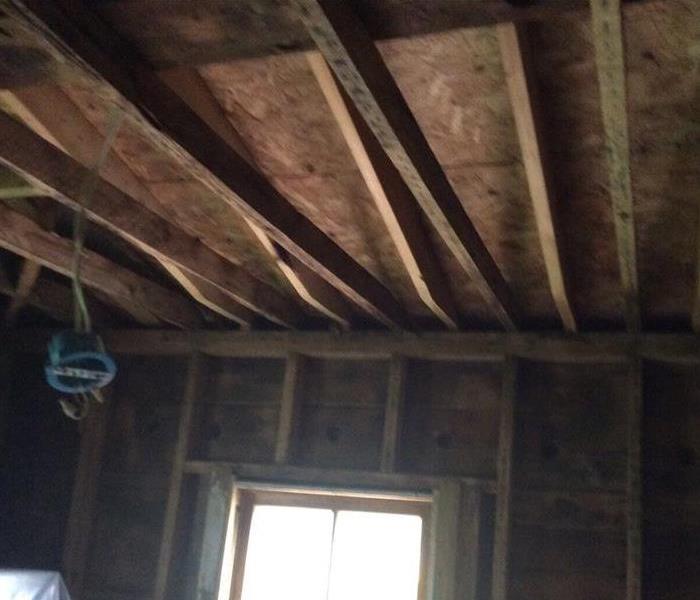 Soda Blasted sheeting and rafters