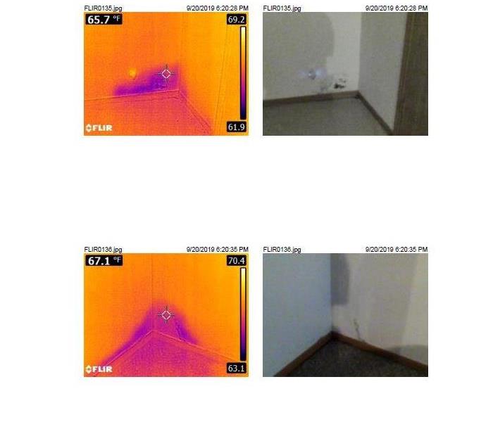 FLIR Images from Water Damage
